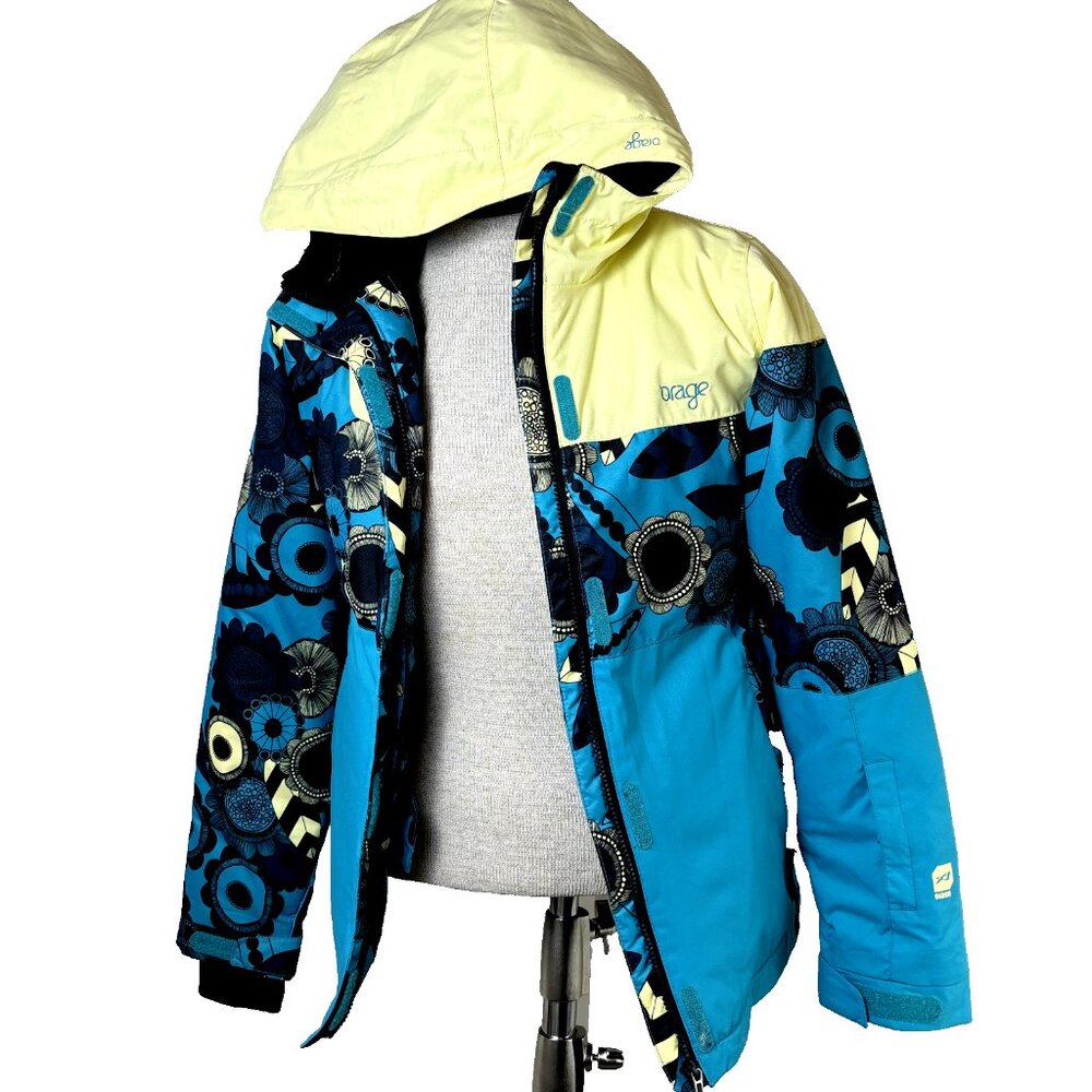 Orage Kids‎ Ski Jacket Size 14 XL - Full Zip Hooded Winter Snow Outerwear